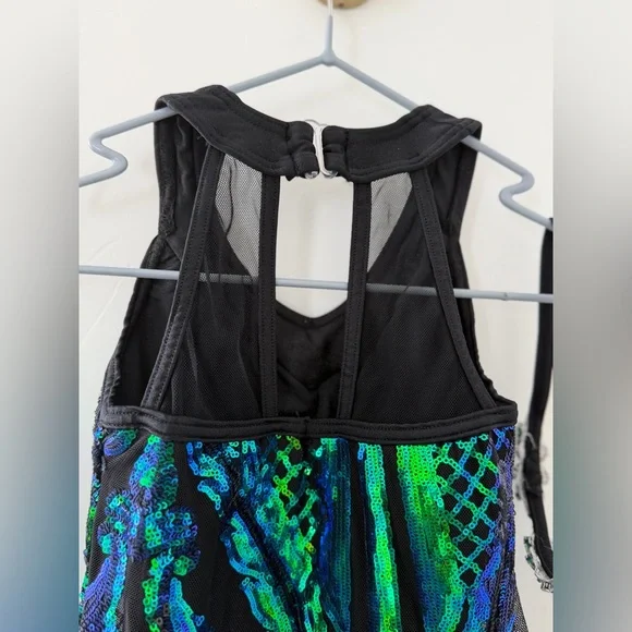 Revolution Dancewear HOW THE OTHER HALF LIVES Sequin Fringe Dress - Picture 6 of 6